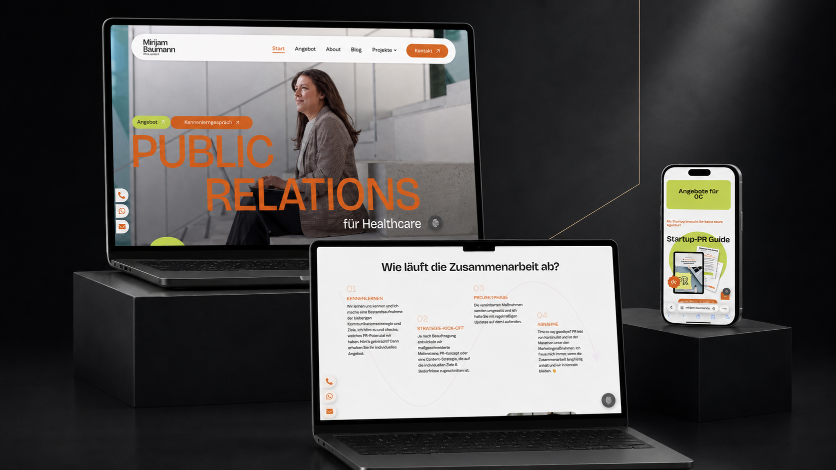 Mirijam Baumann – Webdesign
