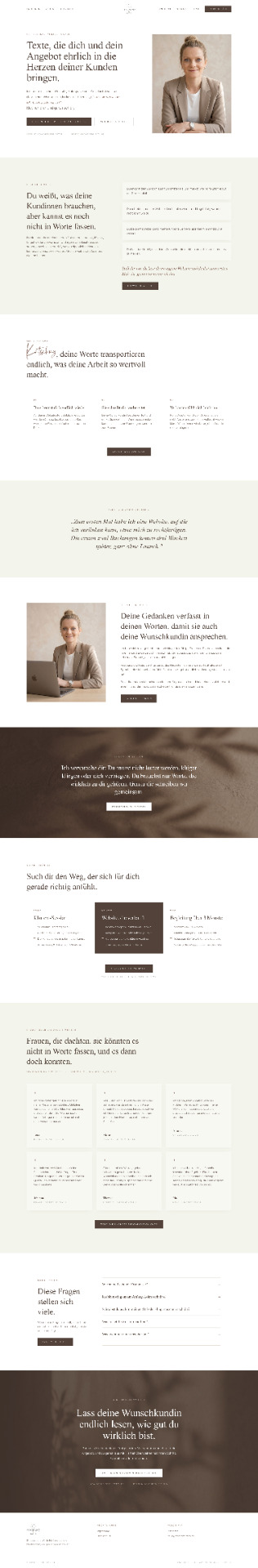 Website-Beispiel: Resonanz & Ratio, Texte
