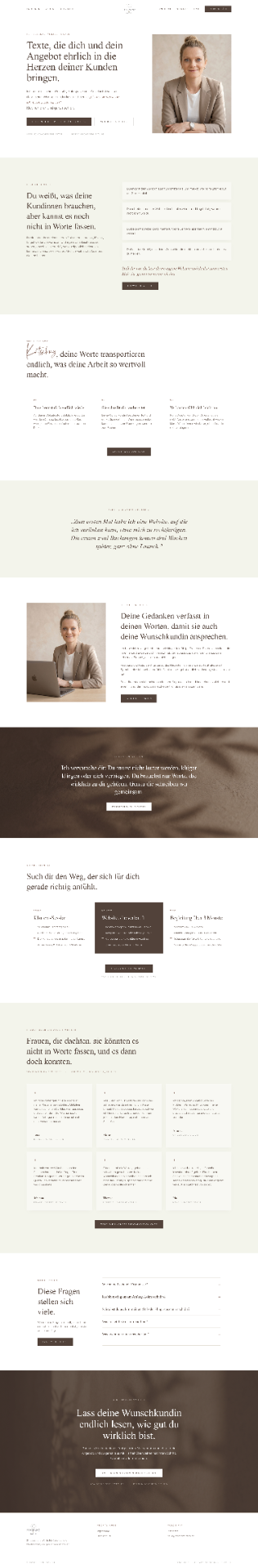 Website-Beispiel: Resonanz & Ratio, Texte