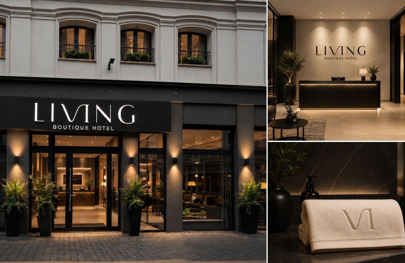 Living – Boutique Hotel – Logodesign